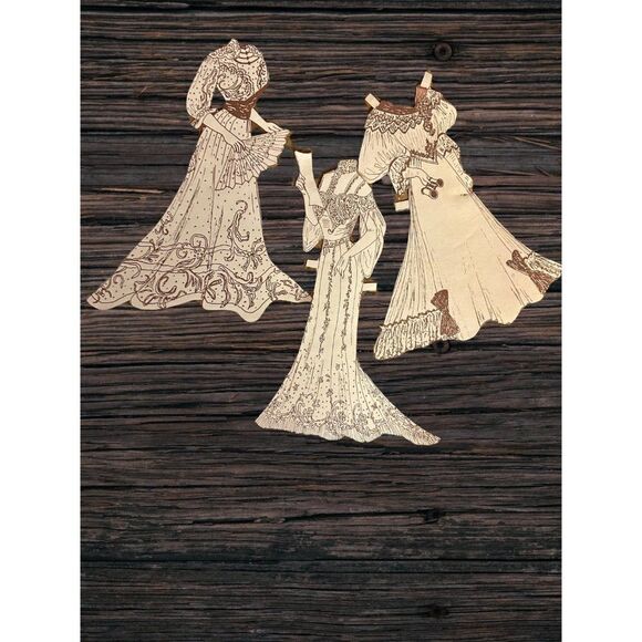 Collection of Vintage Paper Dolls | Elegant Era Paper Dolls by Nanci | Limited E - Picture 6 of 10